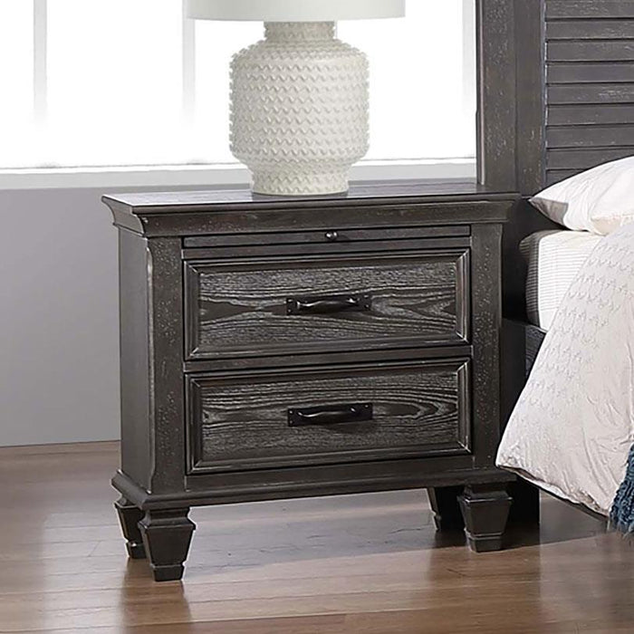 Franco - 2-Drawer Nightstand - Weathered Sage