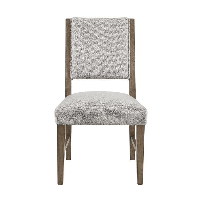 Conner - Dining Side Chair (Set of 2) - Oak / Light Gray