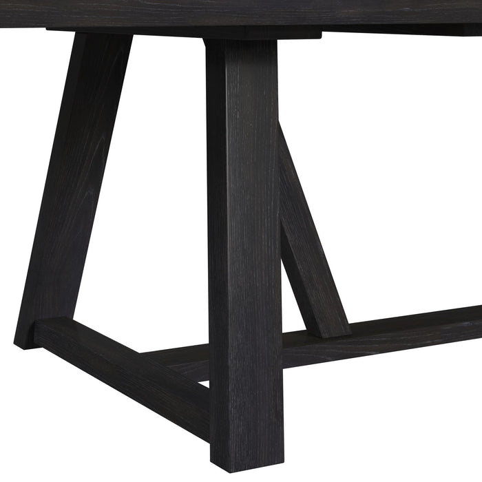 Transcend - Dining Table With 22"" Leaf - Charcoal