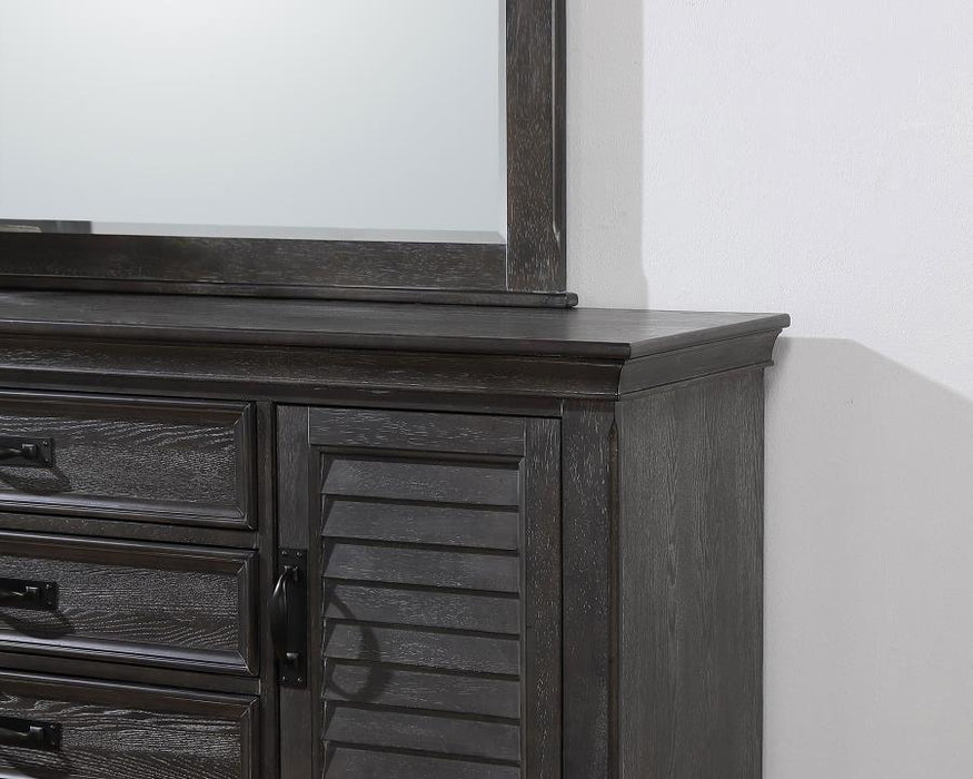 Franco - 5-Drawer Dresser With Mirror