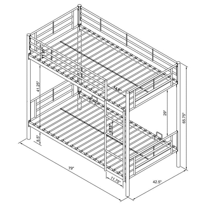 Hayward - Metal Bunk Bed