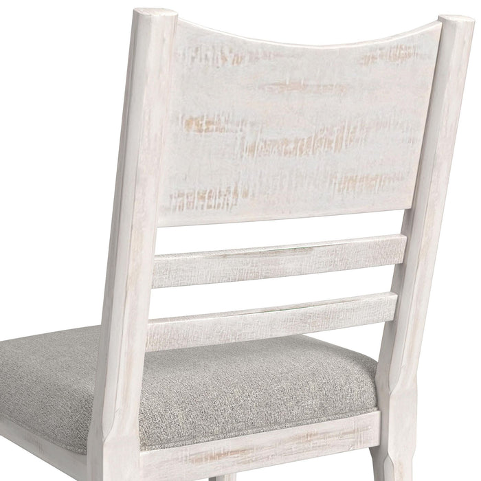 Rogen Rustic - Dining Side Chair (Set of 2) - Rustic White / Gray