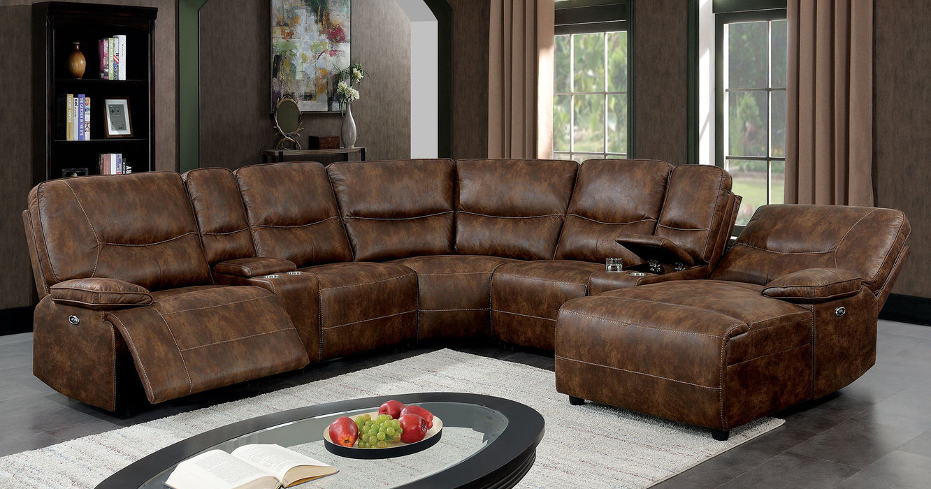 Chantelle - Power Sectional - Brown