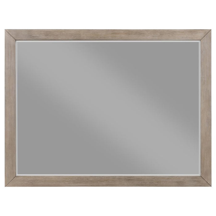 Kenora - 6-Drawer Dresser Mirror - Barley Brown