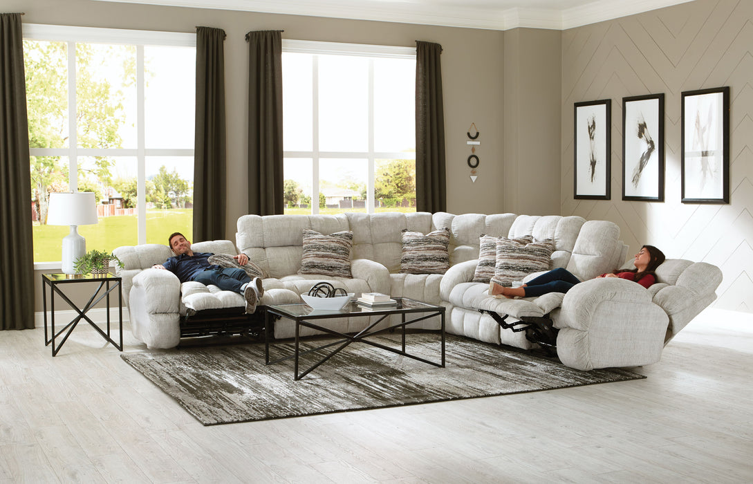 Ashland - Reclining Sectional With 4 Lay Flat Reclining Seats