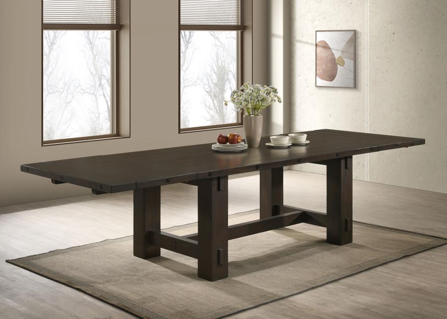 Calandra - Extension Leaf Dining Table - Vintage Java