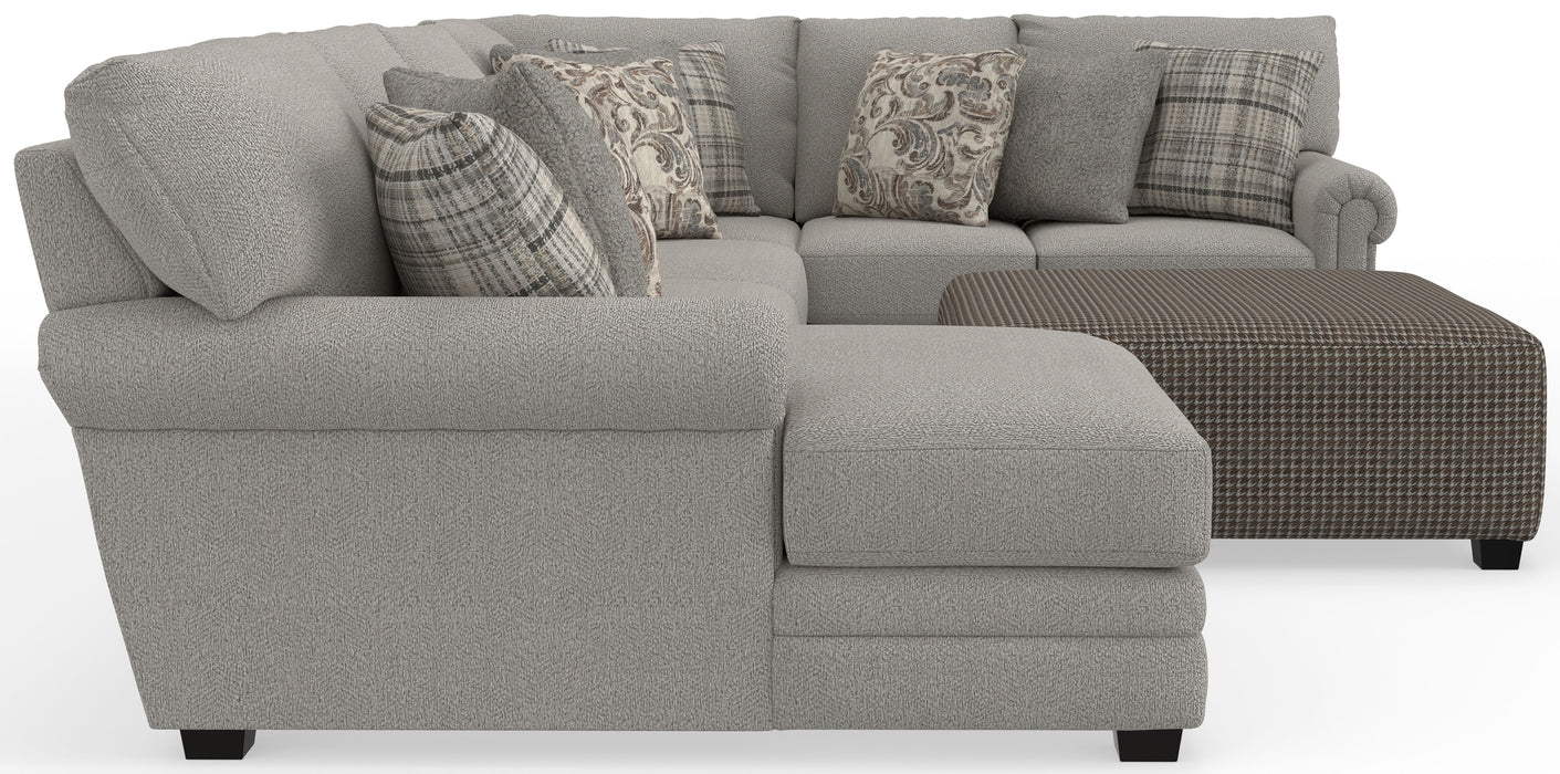 Livingston - Sectional With Comfort Coil Seating And Accent Pillows