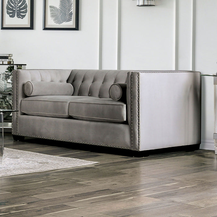 Elliot - Loveseat - Light Gray