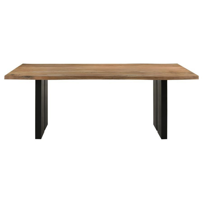 Bradshaw - Live Edge Wood Dining Table - Natural Acacia