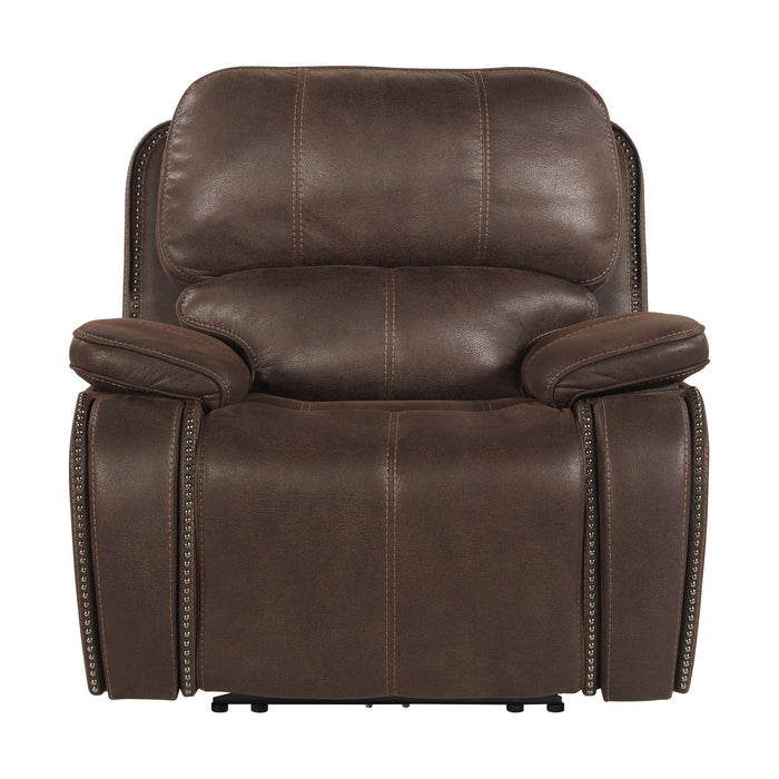 Atlantis - Power Motion Recliner With Power Head Recliner - Heritage Coffee