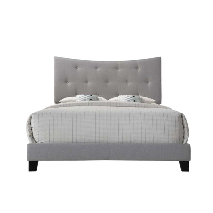 Venacha - Queen Bed - Gray Fabric