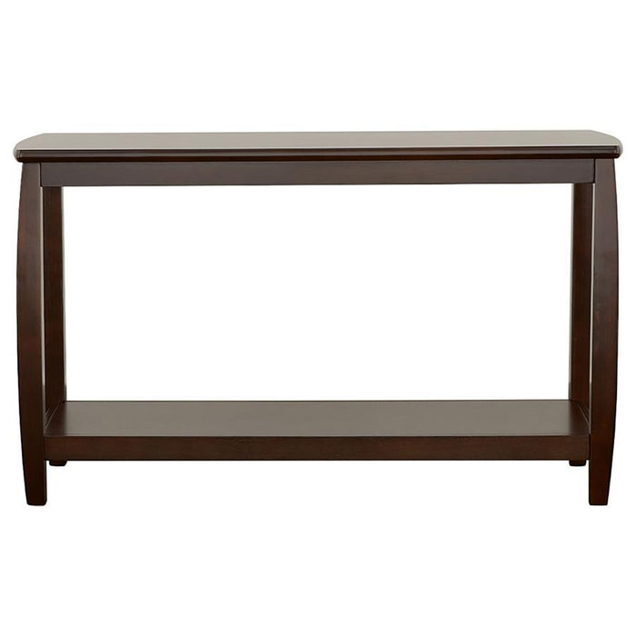 Dixon - Wood Entryway Console Table with Shelf - Espresso