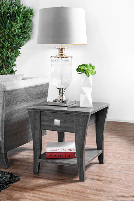 Amity - End Table - Gray