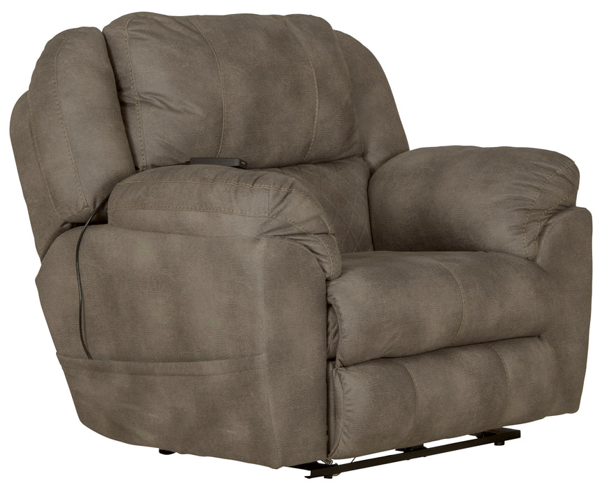 Flynn - Power Lay Flat Recliner With Power Adjustable Headrest & Lumbar and Dual Heat & Massage - Fig