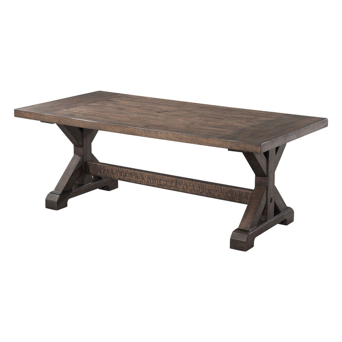 Finn - Trestle Coffee Table - Walnut