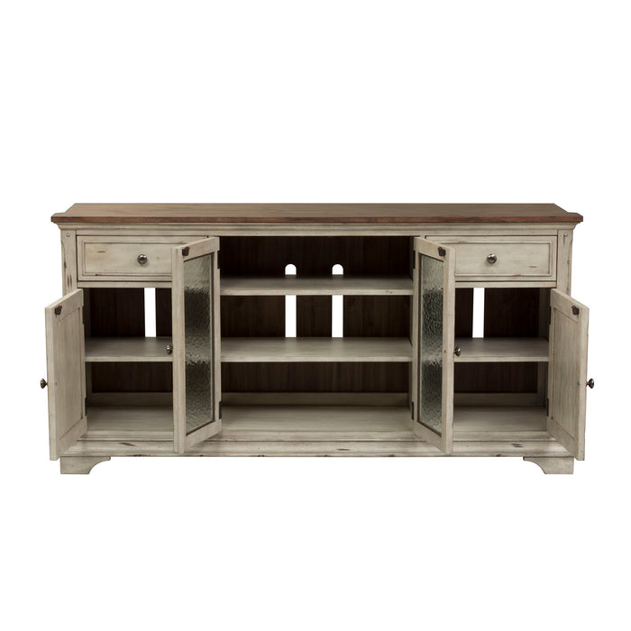 Morgan Creek - Entertainment TV Stand - White