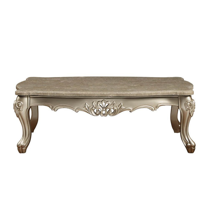 Ranita - Coffee Table - Marble & Champagne