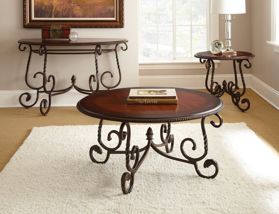 Crowley - 3 Piece Table Set (Cocktail & 2 End Tables) - Brown