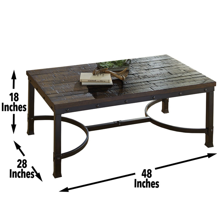 Ambrose - Coffee Table - Brown