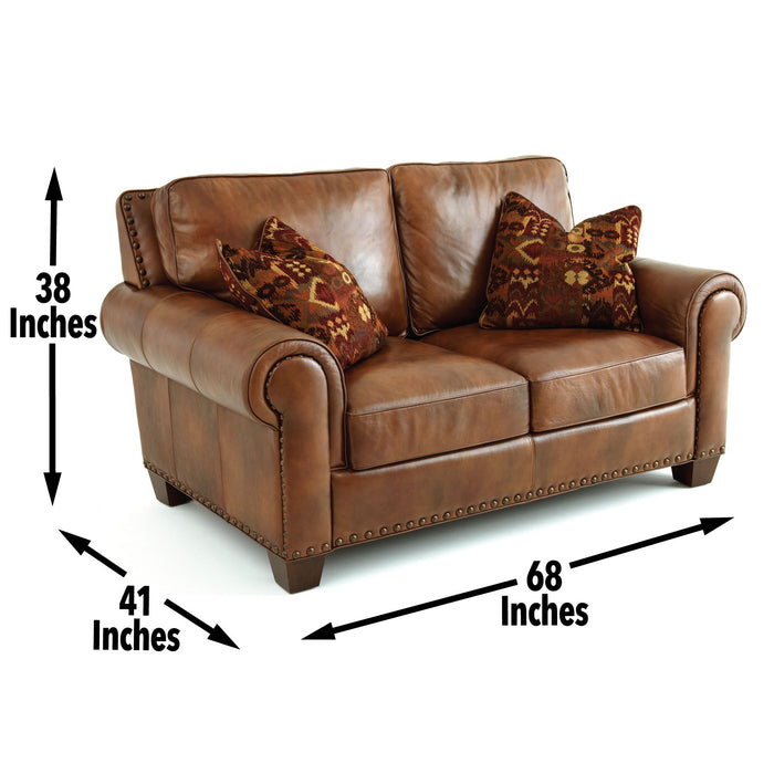 Silverado - Loveseat - Dark Brown