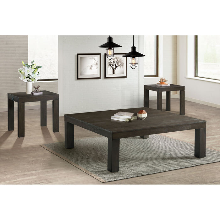 Grady - Square Occasional 2Pc Set With Coffee & End Table - Dark Brown