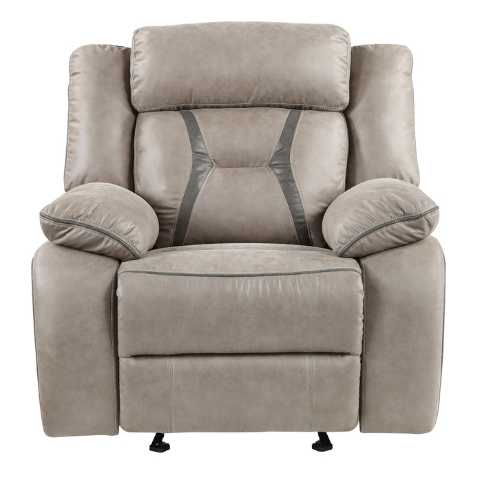 Tyson - Glider Recliner - Pearl Silver