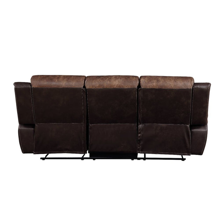 Jaylen - Sofa - Toffee & Espresso Polished Microfiber