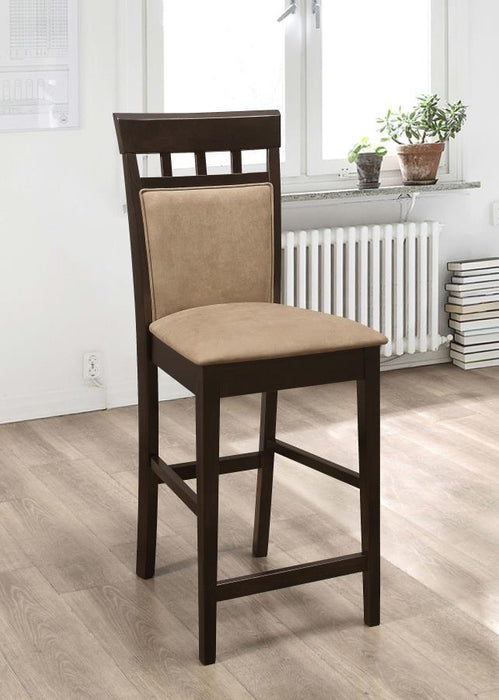 Gabriel - Closed Back Counter Chair (Set of 2) - Cappuccino