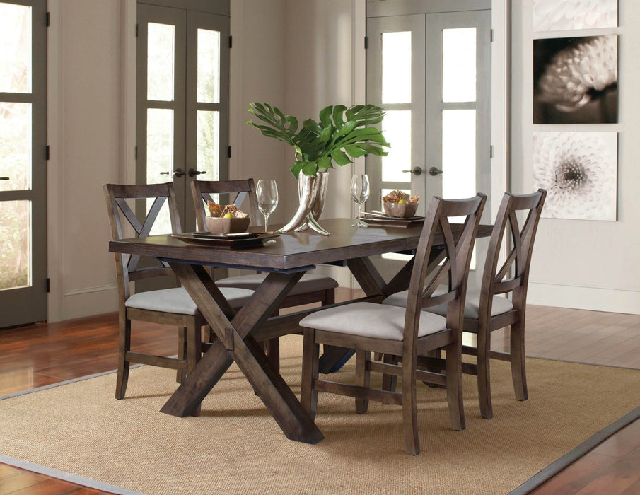 Astoria - Trestle Table - Dark Brown