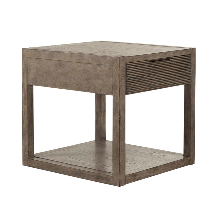 Bartlett Field - End Table - Gray