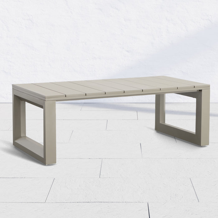 Dalilah - Patio Cocktail Table - Gray