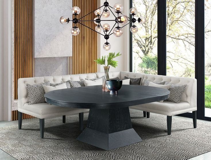 Maddox - Oval Dining Table Set