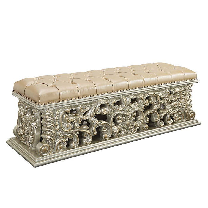 Sorina - Bench - Antique Gold Finish