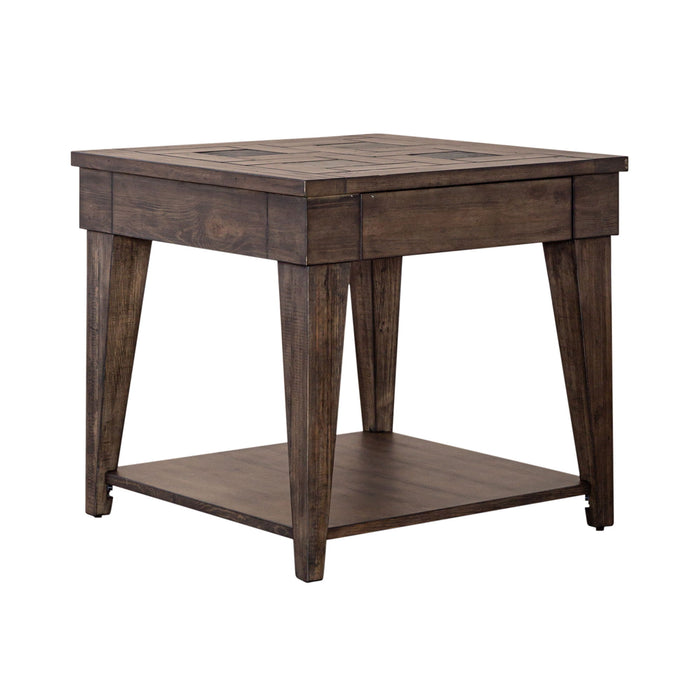 Arrowcreek - End Table - Dark Brown