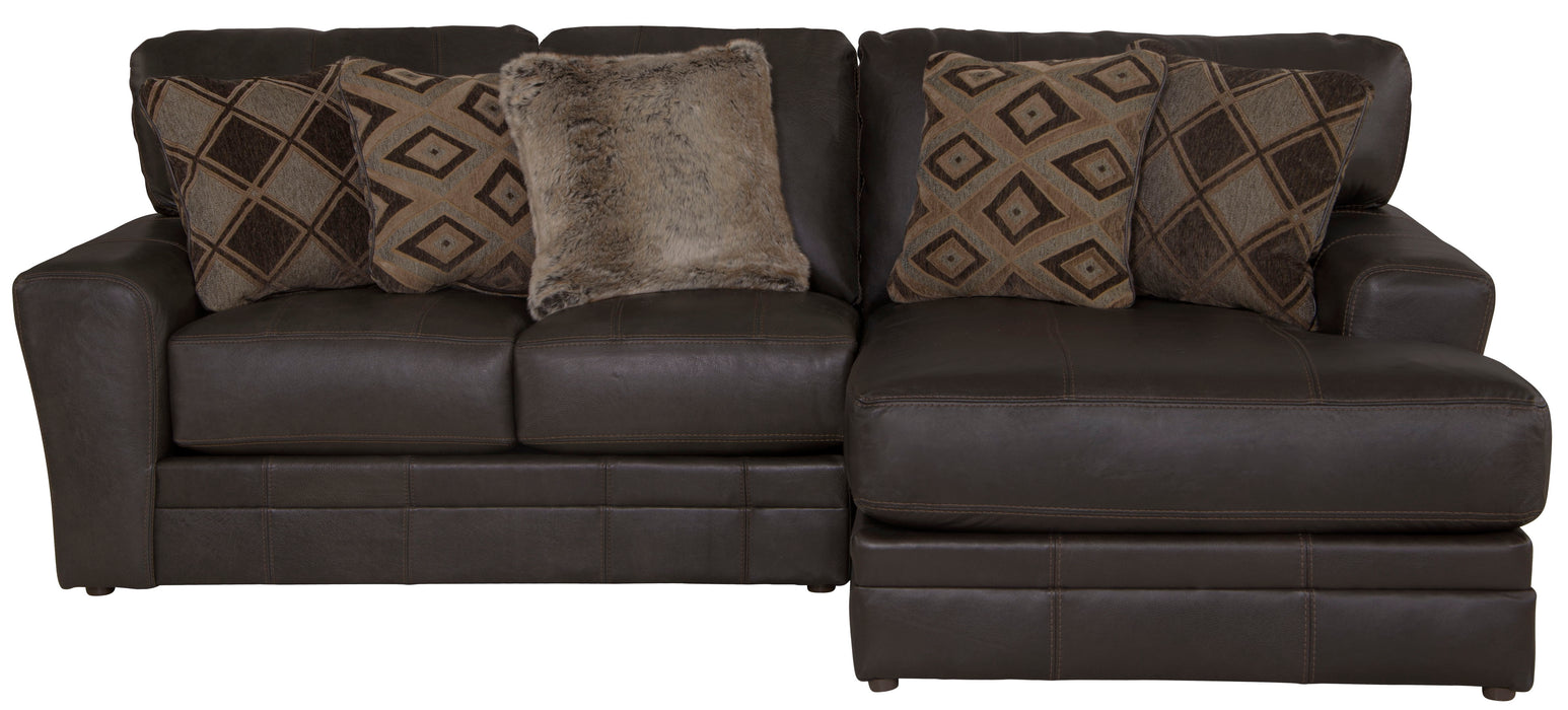 Denali - Italian Leather Match Sectional