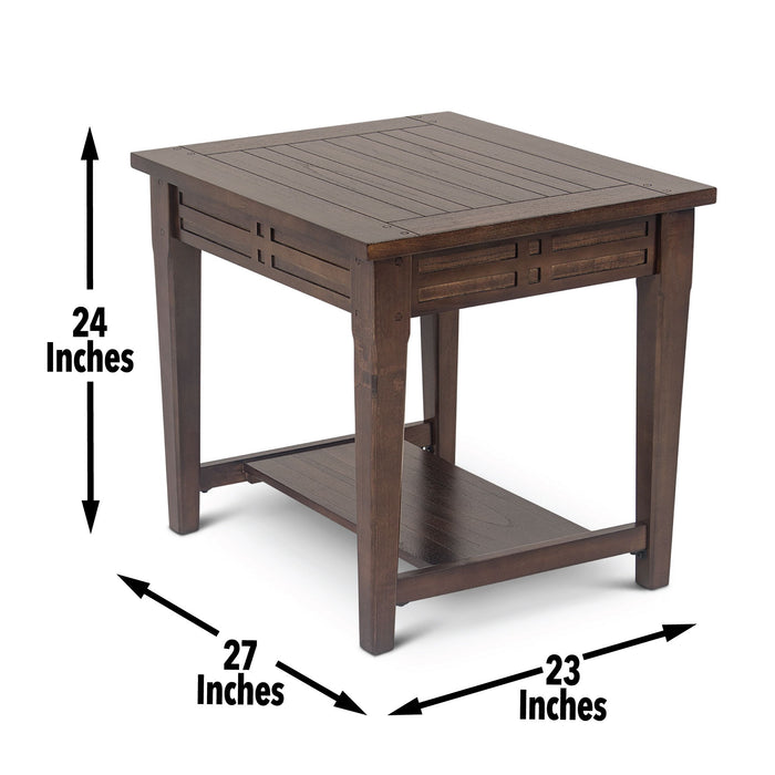 Crestline - End Table - Brown