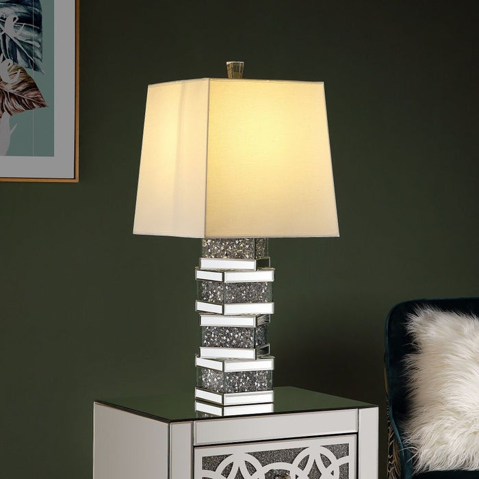 Noralie - Table Lamp - Mirrored - Glass - 30"