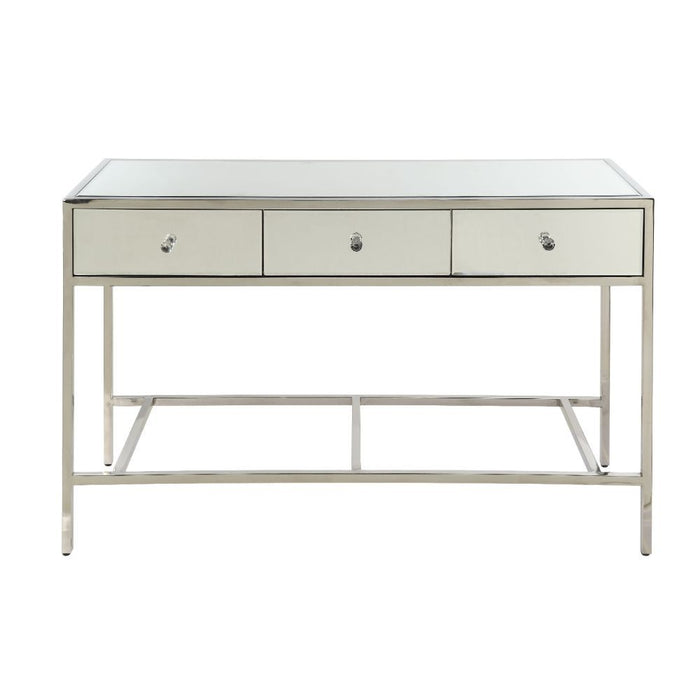 Weigela - Accent Table - Mirrored & Chrome