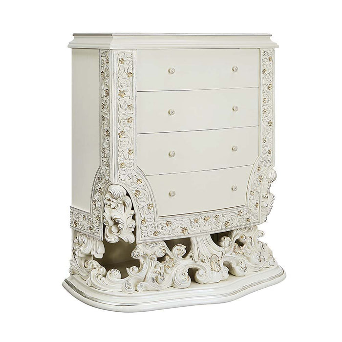 Adara - Chest - Antique White Finish