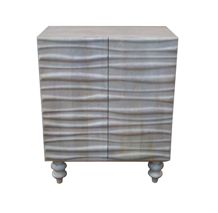 Balthazar Accent Table - White Washed