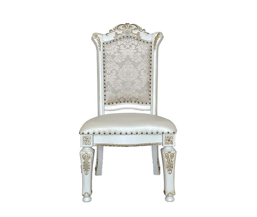 Vendom - Side Chair (Set of 2) - PU & Antique Pearl Finish