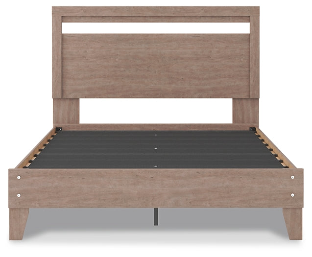 Flannia  Panel Platform Bed