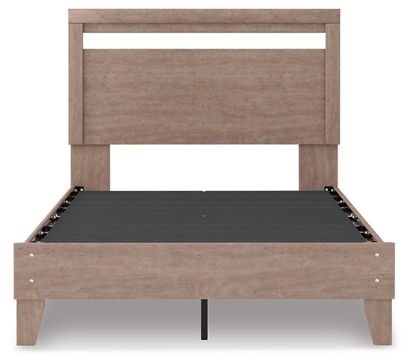 Flannia  Panel Platform Bed